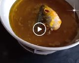 A picture of step 4 of Masala fish curry.