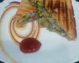 A picture of step 5 of Ahemdabadi 3-layered Sandwich.