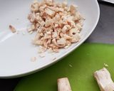 Une image de l'étape 1 de °Champignons farcis au pesto et chèvre frais°.
