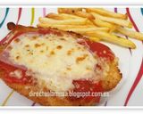 Foto del paso 5 de la receta Milanesa de pollo napolitana