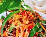Hình bước làm 6 của món Gỏi Khô Cá Chỉ Vàng Cà Rốt Củ Cải Trắng