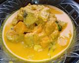 Gulai nangka + tongkol langkah memasak 5 foto