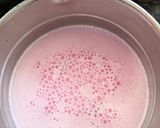 A picture of step 2 of Rosemilk.