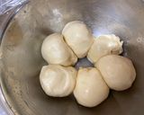 A picture of step 3 of Onion Bread (How to make super easy thinnest dough no-rolling pin).