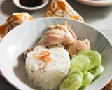 Foto langkah ke 4 dari resep Nasi Tim Hainan Rice Cooker.