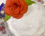 A picture of step 8 of Marie biscuit flowers 🌹.