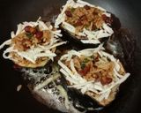 A picture of step 8 of Cheesy Kidney Beans Rice Stuffed Eggplant.