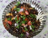 A picture of step 6 of Boil green chickpeas chatpata chaat masala.