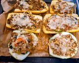 Töltött cukkini darált hússal sok sajttal 🥂🥂 recept fázis 7 fotója