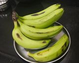 A picture of step 1 of Raw Banana Chips waffers.