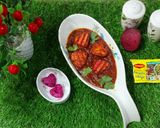 A picture of step 4 of Paneer Kaleji.