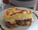 Pas rețetă Carne tocata cu cartofi la cuptor (un alt fel de a face musaca) 12 fotografie