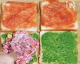 A picture of step 4 of Veggies Chesse Sandwich.