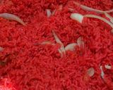 A picture of step 1 of Multi coloured jelouf rice and chicken pepper.