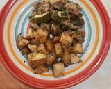 Foto del paso 7 de la receta: Zapallos italianos con papas rústicas