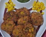 A picture of step 7 of Corn Tikki.