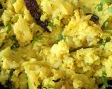 A picture of step 1 of Aloo Bhaaji.