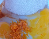 Foto del paso 1 de la receta: Pasta frola de naranja y membrillo con pasas de uvas al oporto🧉