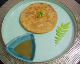 A picture of step 5 of Bihari Makuni Paratha.