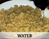 A picture of step 4 of Moong dal halwa.