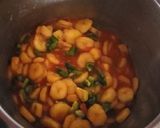 A picture of step 5 of Rice with matoke.
