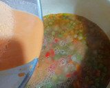 Foto del paso 8 de la receta: Sopa de gambas frescas con verduras a los tres caldos