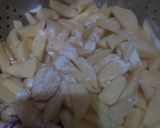 A picture of step 1 of Chips with egg.