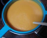 Foto del paso 4 de la receta: Crema de zanahorias, calabaza y batata con garbanzos refritos con jamón serrano