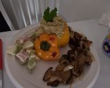 Foto del paso 7 de la receta: Pimiento relleno (plato Vegetariano)