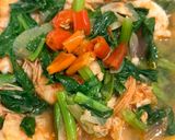 Foto langkah ke 3 dari resep Tumis Udang Sawi Hijau.
