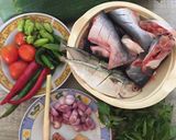 Foto langkah ke 1 dari resep Pais iwak Patin dan iwak Peda (Sambal Limau Kuit).