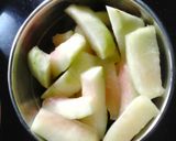 A picture of step 2 of Watermelon poori.