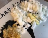 Une image de l'étape 1 de Soupe de pommes de terre navets tomates et carottes au citron confit.
