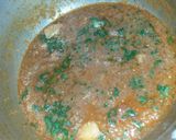A picture of step 7 of Bhaingan Aloo Gravy.
