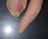 A picture of step 1 of Sweet Potato Pulao.