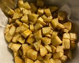 Foto del paso 5 de la receta: Budín de zapallo italiano con papas fritas