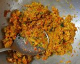 A picture of step 6 of Stuffed vegetable chilla.