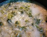A picture of step 6 of Escarole and Beans.