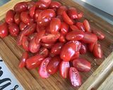 Une image de l'étape 4 de Linguines rouges au bouillon de moules, tomates, mascarpone et Gorgonzola.