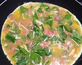 Foto langkah ke 2 dari resep Omelette Bayam.