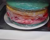 Foto del paso 10 de la receta Rainbow cake. Tarta arco iris