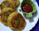 Aalu Poha cutlets recipe step 4 photo