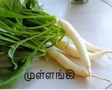 முள்ளங்கி கீரை மணத்தக்காளி கீரை கூட்டு(keerai koottu recipe in tamil) ரெசிபி ஸ்டேப் 1 புகைப்படம்