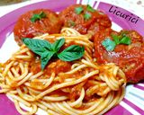 Pas rețetă Spaghetti cu chiftele de vinete în sos de roșii 6 fotografie