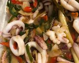 Foto langkah ke 3 dari resep Cumi cabe hijau.