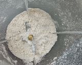 A picture of step 1 of Mango crush lassi.