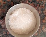 A picture of step 3 of Orange flavoured Rasgulla.
