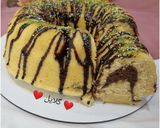 عکس مرحله 6 از دستور کیک با طعم کرم کارامل 😋