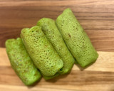 Foto langkah ke 3 dari resep Dadar gulung unti kelapa.