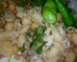 A picture of step 6 of Garlic macroni chaat.